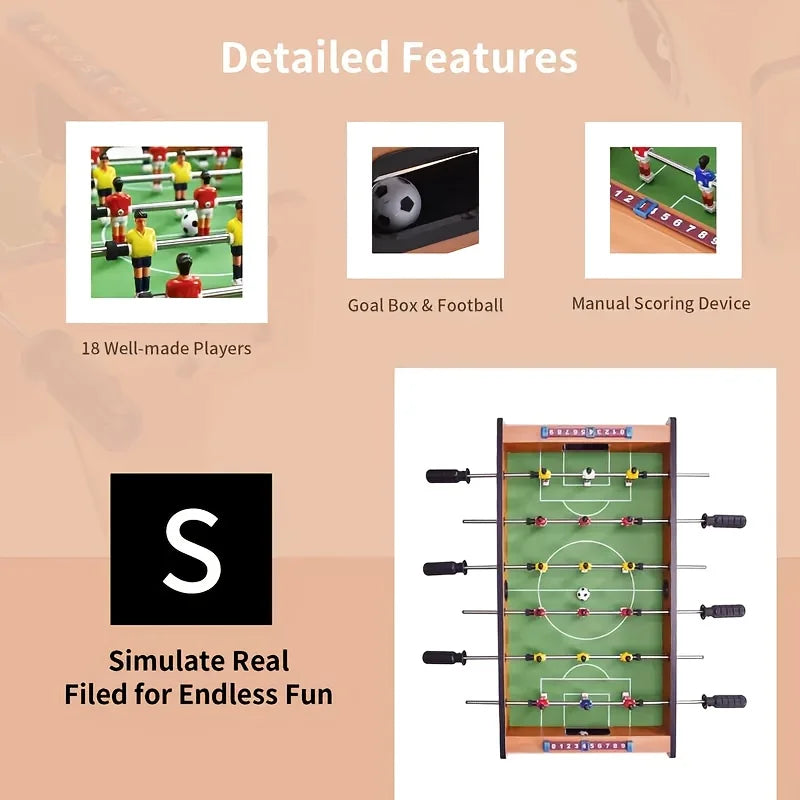 Football Table Games Foosball Table Soccer Tables Party Board Mini Bal ...